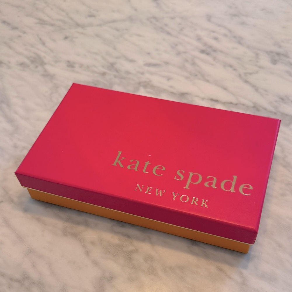 Kate Spade  New York Fuchsia and Tangerine Box